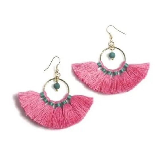 Rosegate Design Women’s Sonya Fringe Earrings - Picture 1 of 4